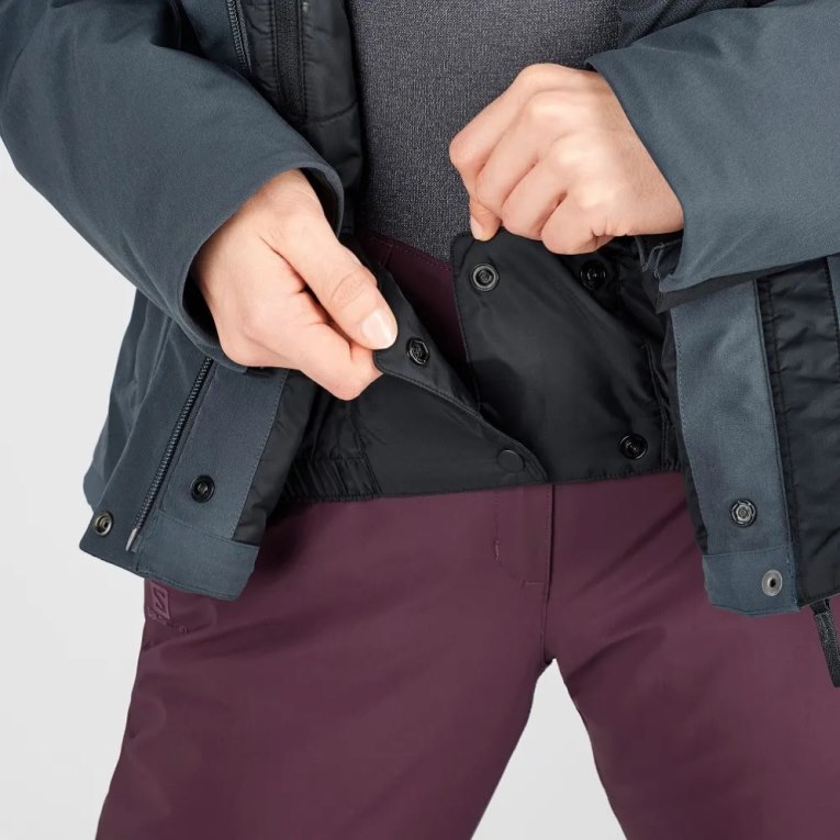 Chaquetas Aislantes Salomon Speed Mujer Azul Marino | MX JWRT534